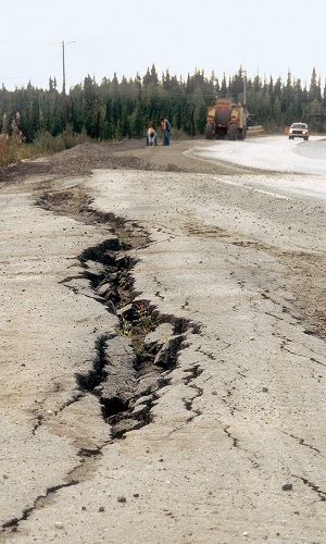 heaving road